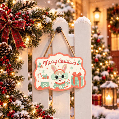 Mint Sweater Bunny in Shades paint by numbers hanging sign – image 15
