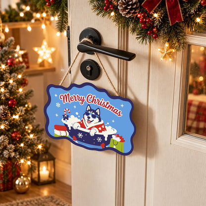 Husky's Snowflake Tub Soak paint by numbers hanging sign – image 18