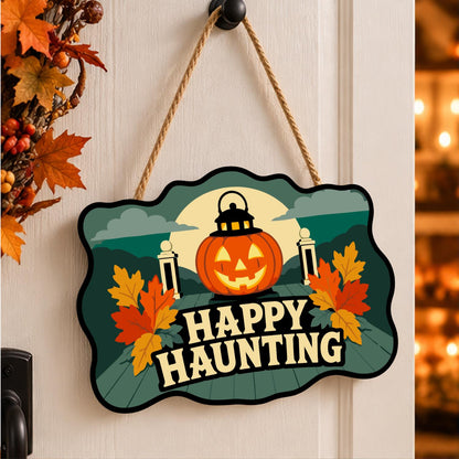 Pumpkin Lantern by Garden Gate paint by numbers hanging sign – image 15