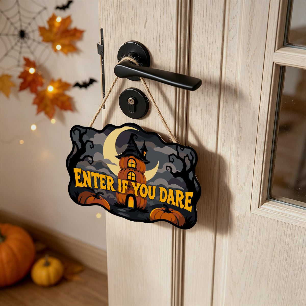 Stacked Pumpkin Tower Dare paint by numbers hanging sign – image 18