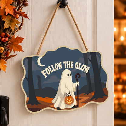 Forest Path Ghost Wanderer paint by numbers hanging sign – image 15