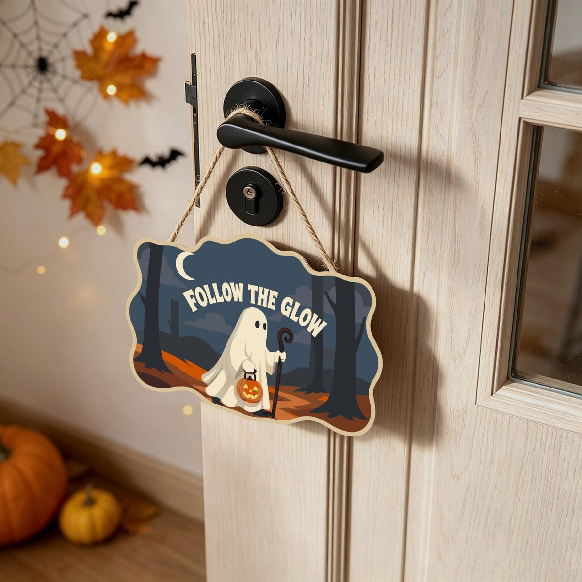 Forest Path Ghost Wanderer paint by numbers hanging sign – image 18