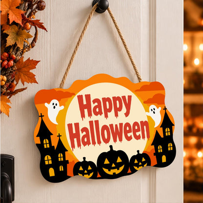 Twin Castles and Ghost Moon paint by numbers hanging sign – image 15