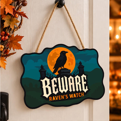 Raven on the Iron Gate Pillar paint by numbers hanging sign – image 15
