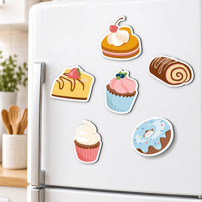 Cherry-Topped Bakery Sweets fridge magnets – image 3