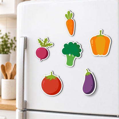 Beetroot and Broccoli Harvest fridge magnets – image 3