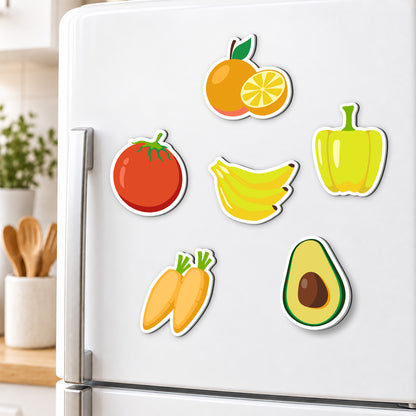 Avocado and Banana Market Haul fridge magnets – image 3