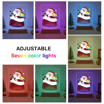 Santa's Sack of Snowy Friends paint by numbers light-up sign – image 9