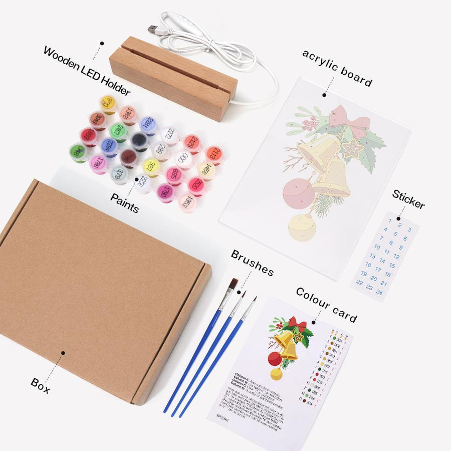 Light-up sign kit contents