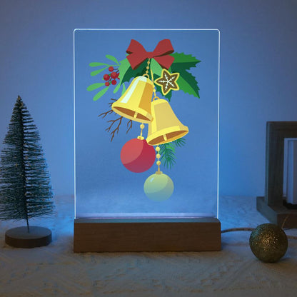 Golden Bells and Red Bow paint by numbers light-up sign – image 16