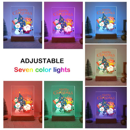 Santa's Snowman and Penguin Pals paint by numbers light-up sign – image 8
