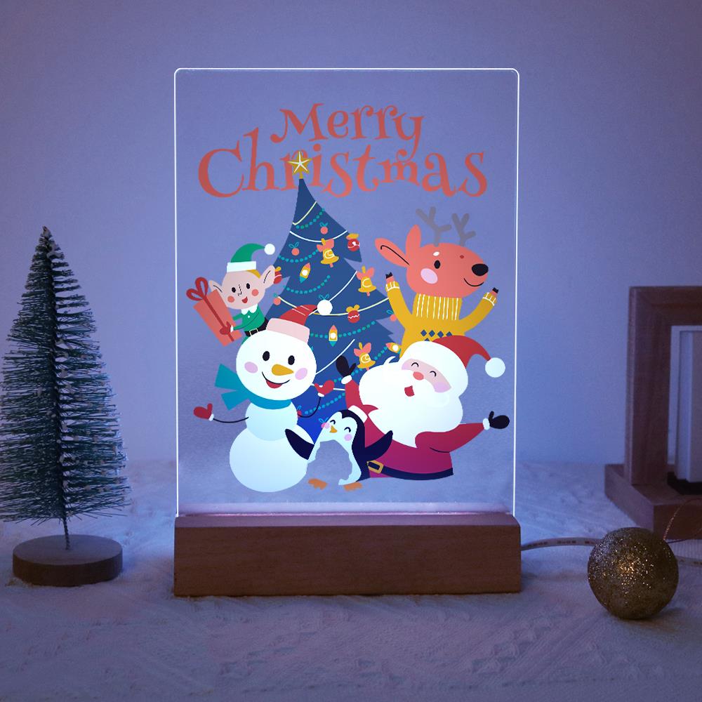 Santa's Snowman and Penguin Pals paint by numbers light-up sign – image 14