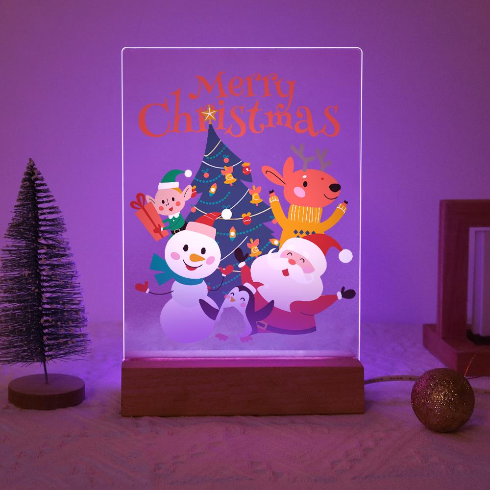 Santa's Snowman and Penguin Pals paint by numbers light-up sign – image 15