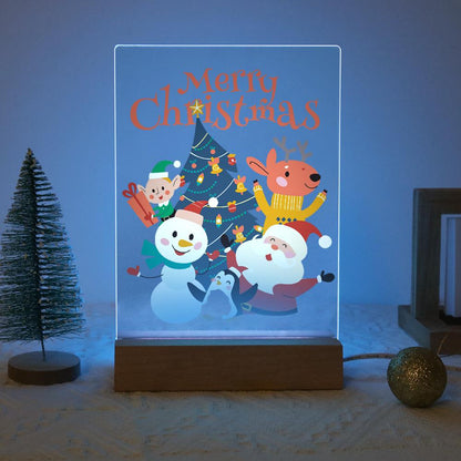 Santa's Snowman and Penguin Pals paint by numbers light-up sign – image 16