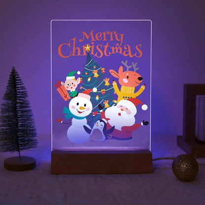 Santa's Snowman and Penguin Pals paint by numbers light-up sign – image 18