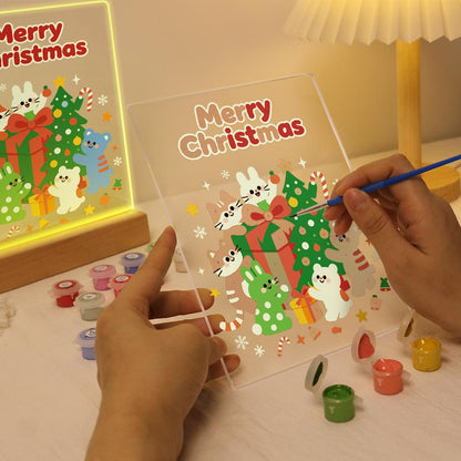 Bunny and Bear Gift Party paint by numbers light-up sign – image 9