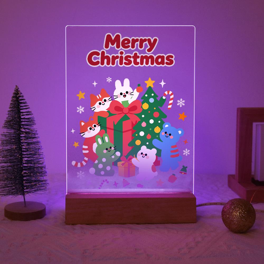 Bunny and Bear Gift Party paint by numbers light-up sign – image 15