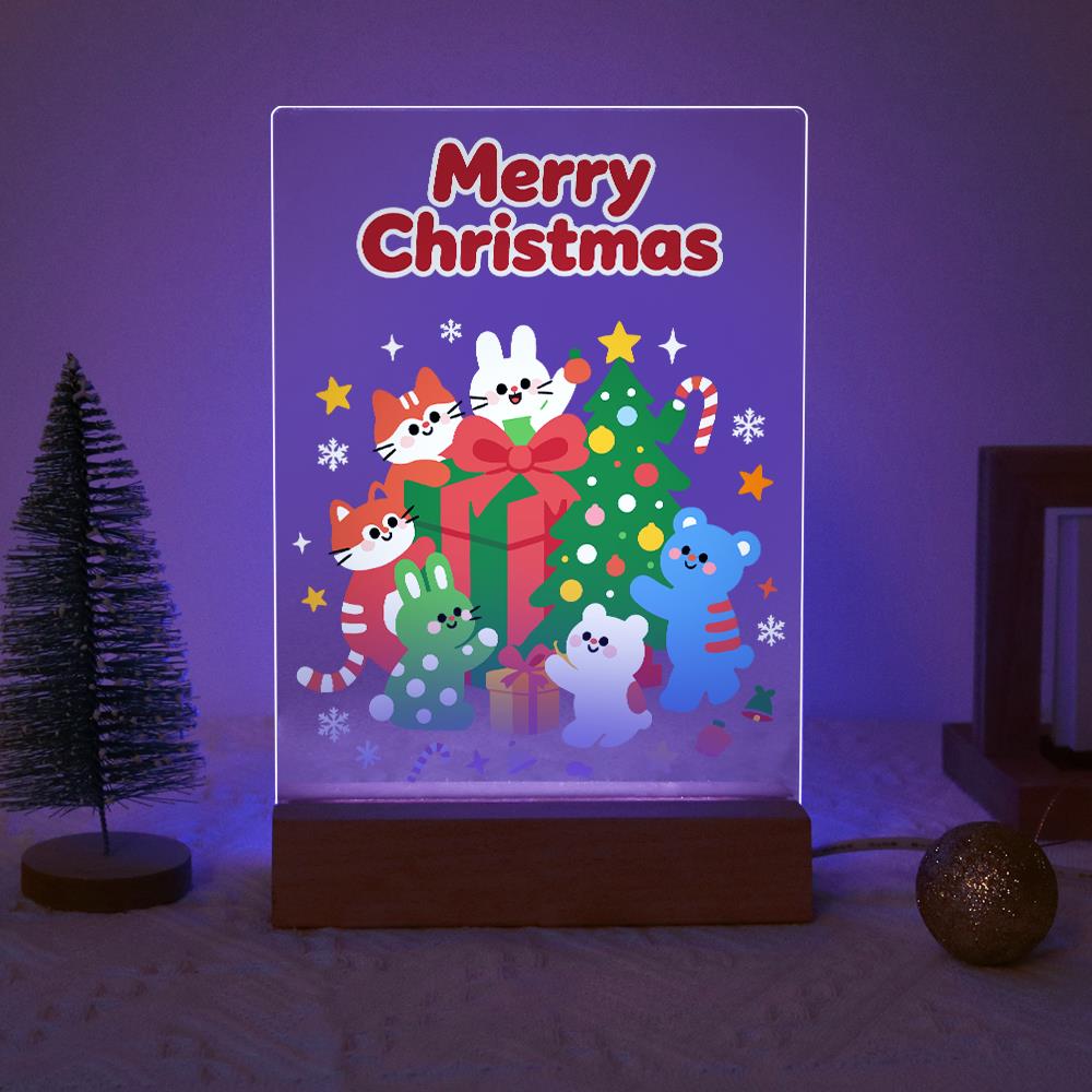 Bunny and Bear Gift Party paint by numbers light-up sign – image 18