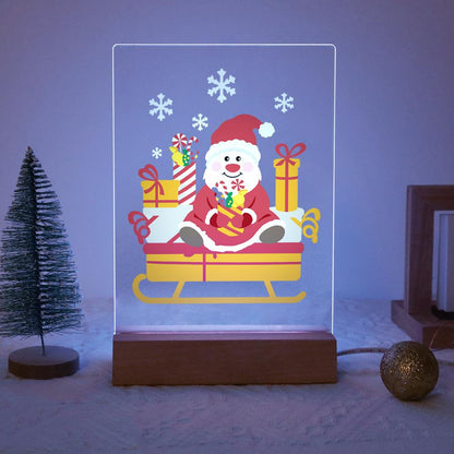 Santa's Candy-Cane Sleigh paint by numbers light-up sign – image 14