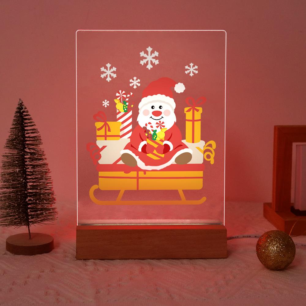 Santa's Candy-Cane Sleigh paint by numbers light-up sign – image 17