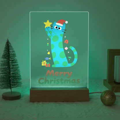 Polka-Dot Cat Reaching for a Star paint by numbers light-up sign – image 19