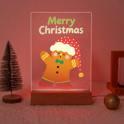 Gingerbread Man in a Floppy Hat paint by numbers light-up sign – image 17