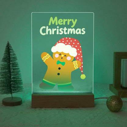Gingerbread Man in a Floppy Hat paint by numbers light-up sign – image 19