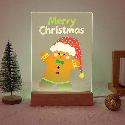 Gingerbread Man in a Floppy Hat paint by numbers light-up sign – image 20