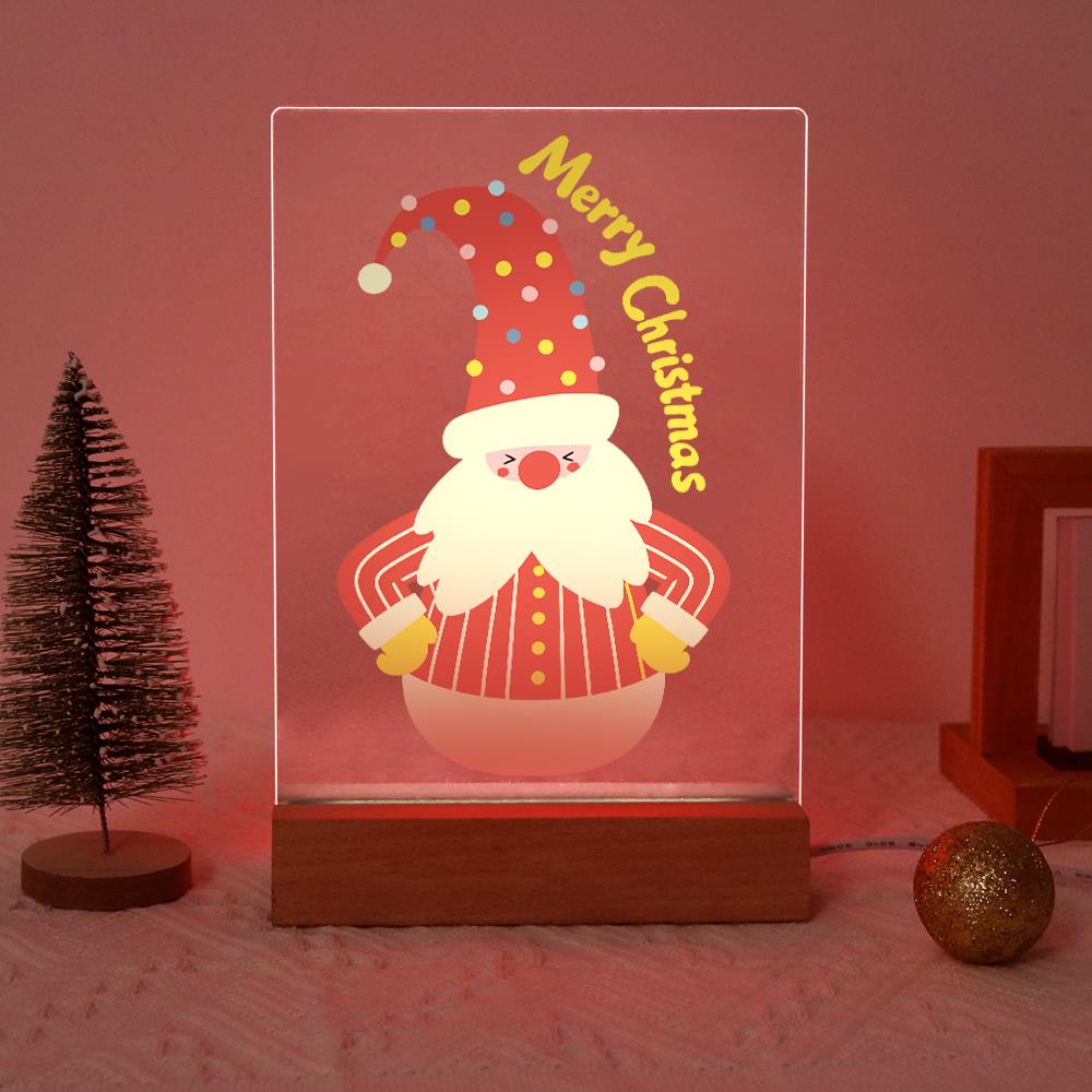 Roly-Poly Santa in Stripes paint by numbers light-up sign – image 17