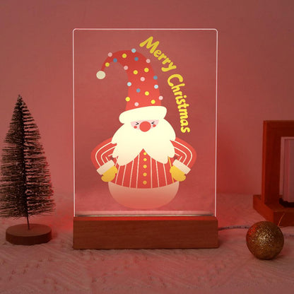 Roly-Poly Santa in Stripes paint by numbers light-up sign – image 17