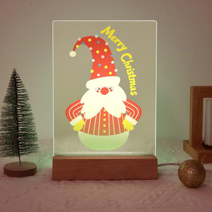 Roly-Poly Santa in Stripes paint by numbers light-up sign – image 20