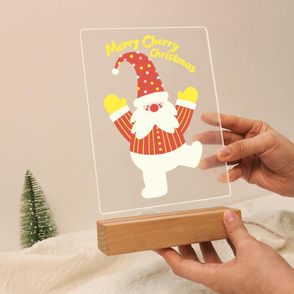 Santa Jumping for Joy paint by numbers light-up sign – image 13