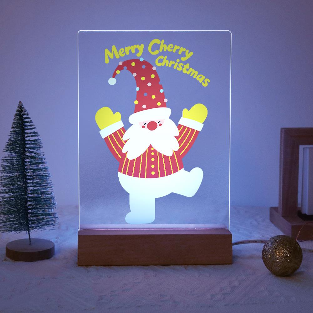 Santa Jumping for Joy paint by numbers light-up sign – image 14