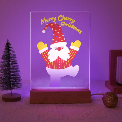 Santa Jumping for Joy paint by numbers light-up sign – image 15