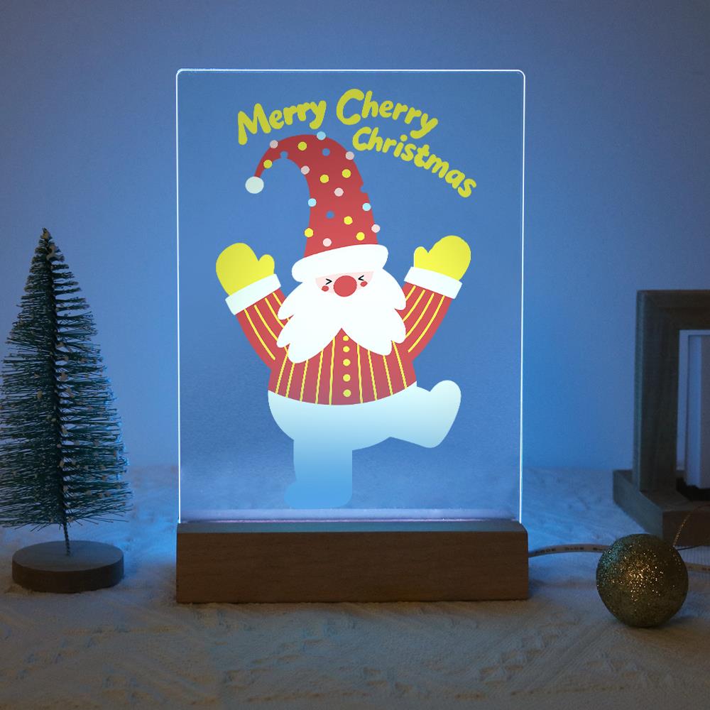 Santa Jumping for Joy paint by numbers light-up sign – image 16