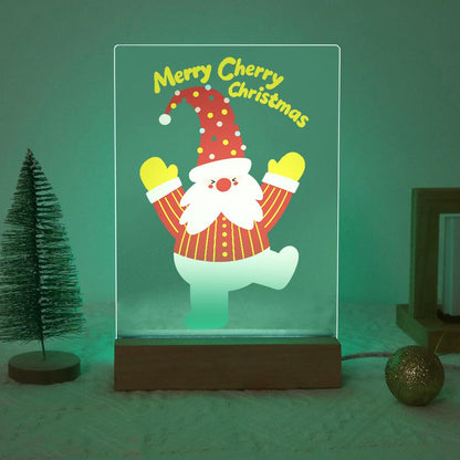 Santa Jumping for Joy paint by numbers light-up sign – image 19