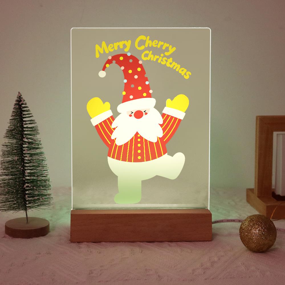 Santa Jumping for Joy paint by numbers light-up sign – image 20