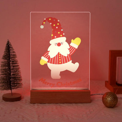 Waving Santa on One Leg paint by numbers light-up sign – image 17