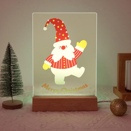 Waving Santa on One Leg paint by numbers light-up sign – image 20