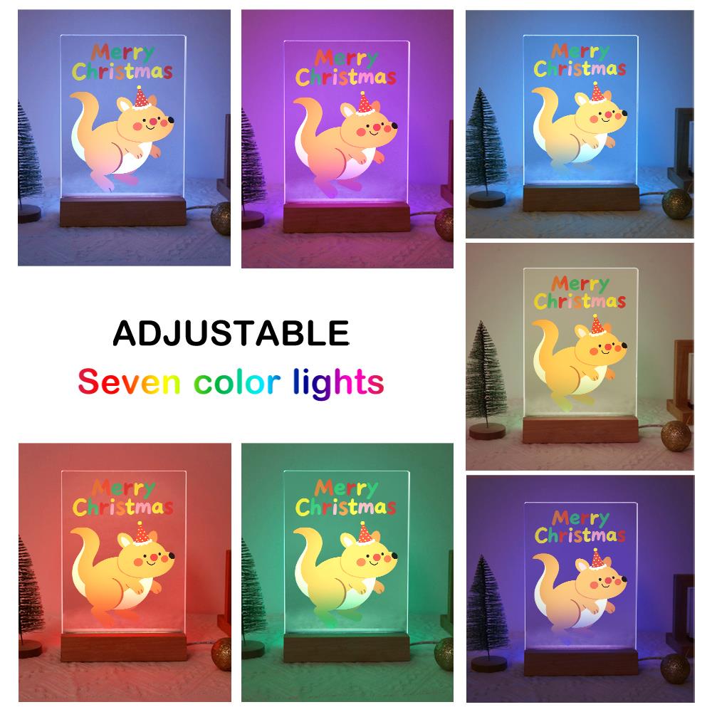 Hopping Holiday Kangaroo paint by numbers light-up sign – image 8