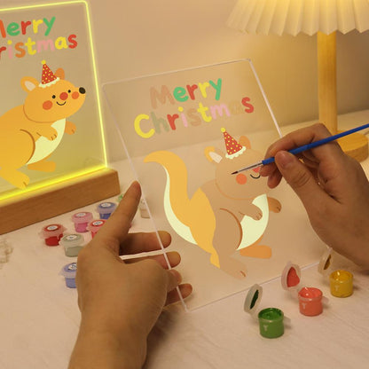 Hopping Holiday Kangaroo paint by numbers light-up sign – image 9