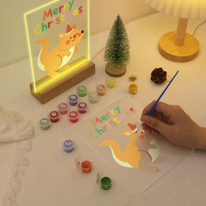 Hopping Holiday Kangaroo paint by numbers light-up sign – image 10