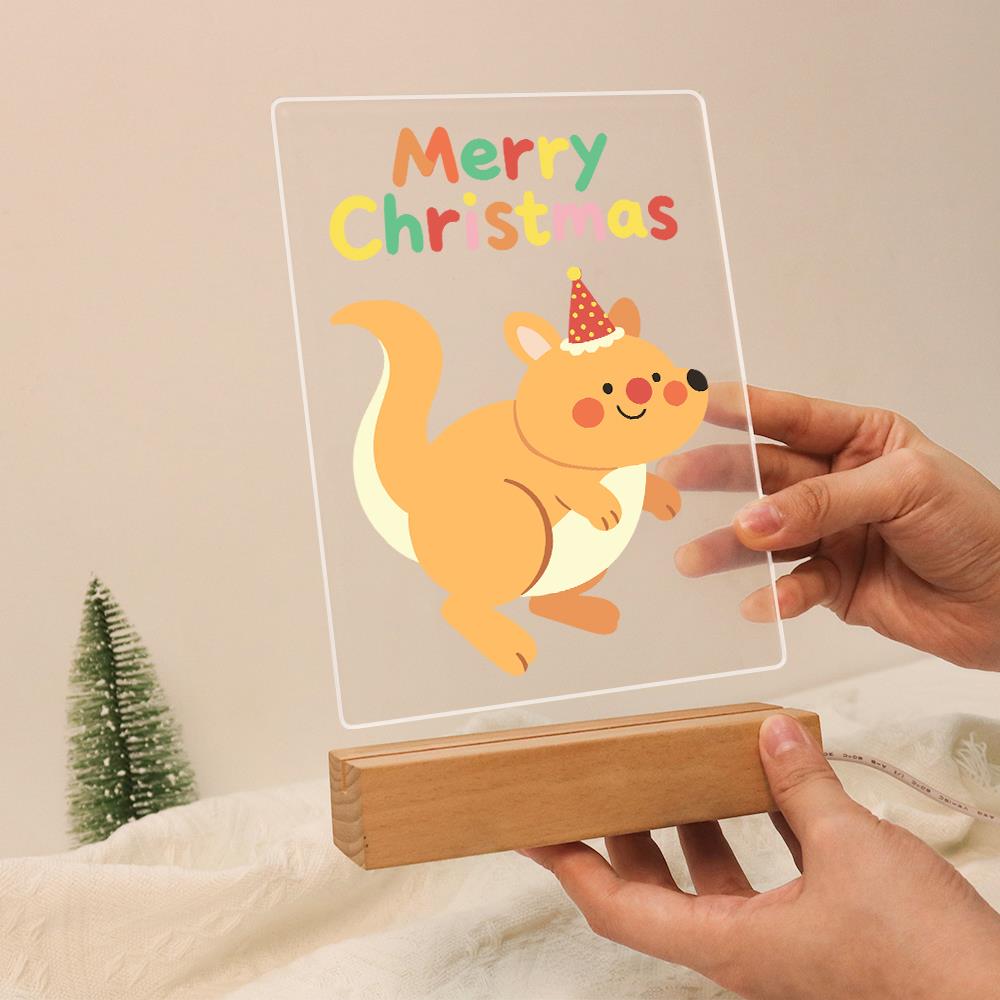 Hopping Holiday Kangaroo paint by numbers light-up sign – image 13
