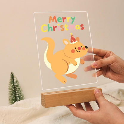 Hopping Holiday Kangaroo paint by numbers light-up sign – image 13