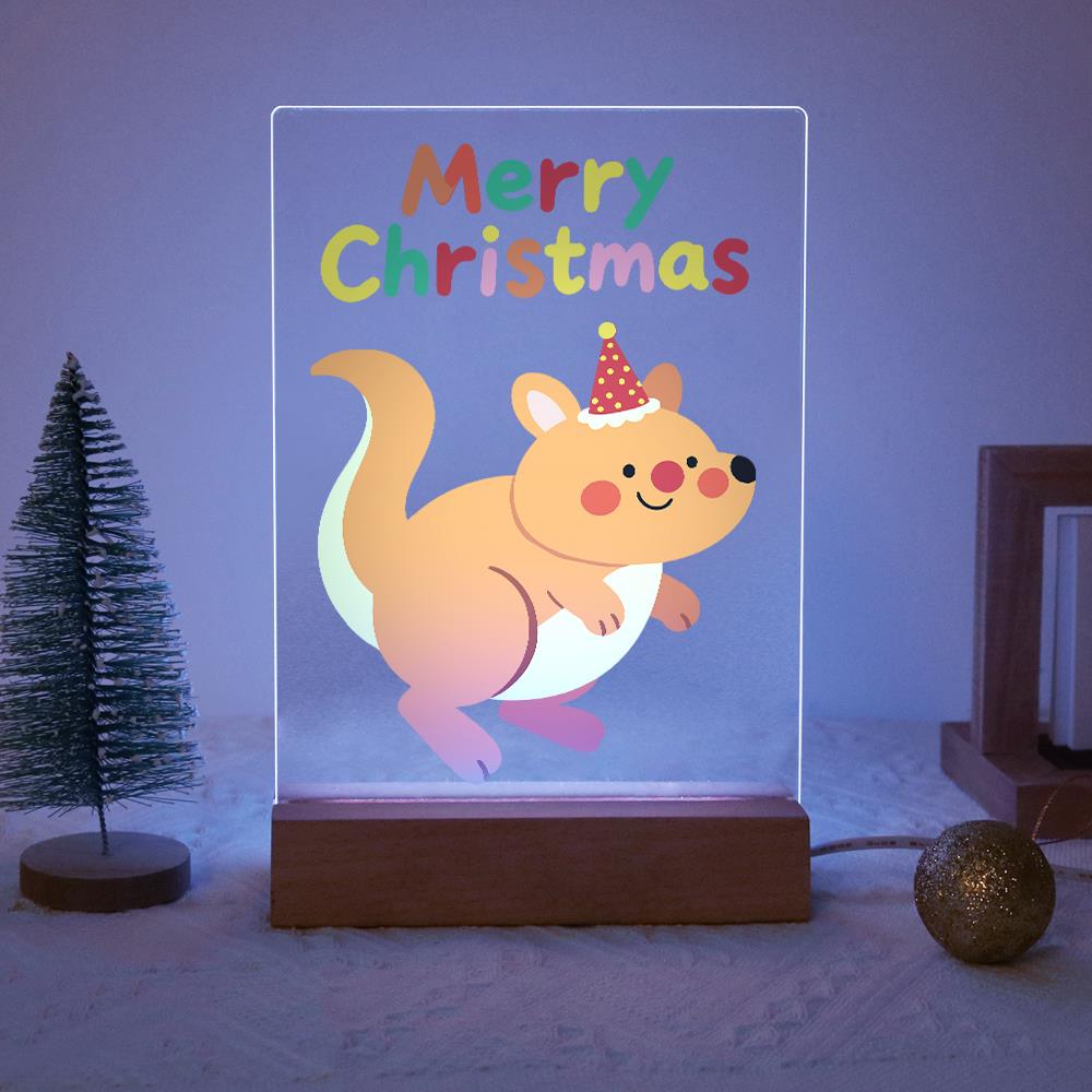 Hopping Holiday Kangaroo paint by numbers light-up sign – image 14