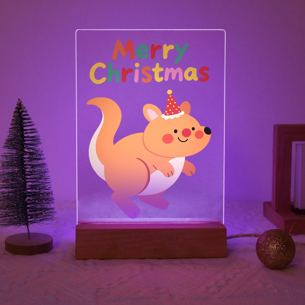 Hopping Holiday Kangaroo paint by numbers light-up sign – image 15