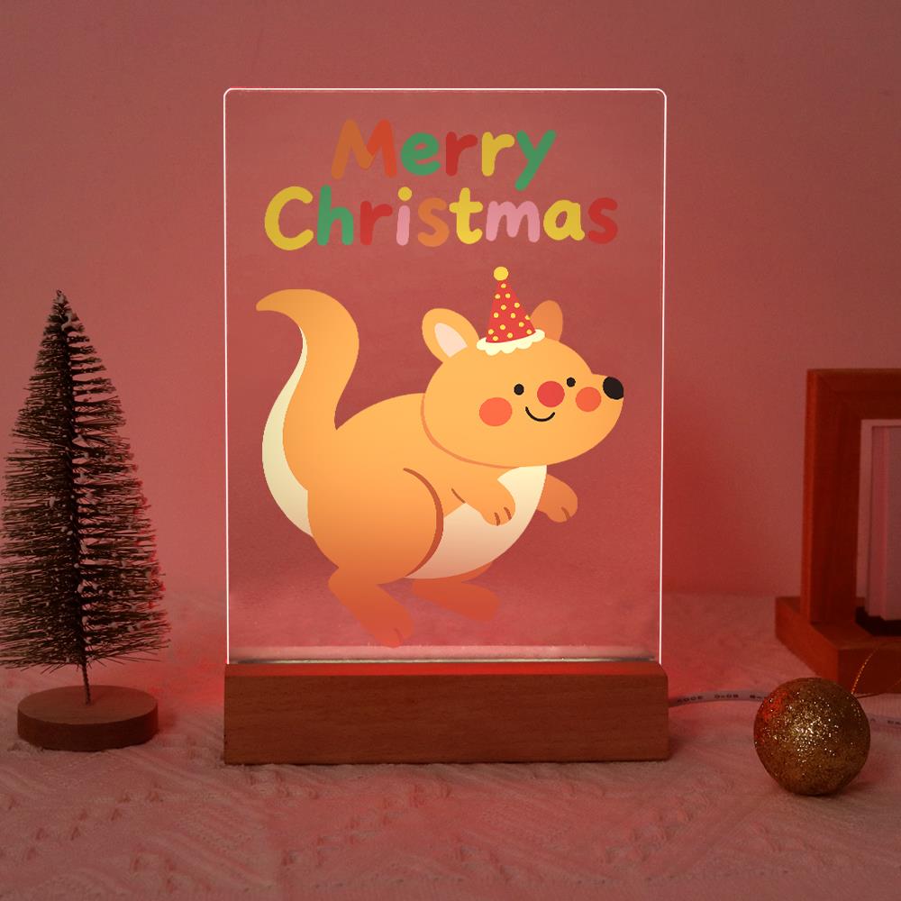 Hopping Holiday Kangaroo paint by numbers light-up sign – image 17