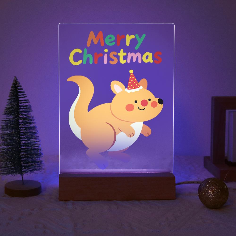 Hopping Holiday Kangaroo paint by numbers light-up sign – image 18