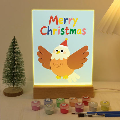 Eagle Spreading Festive Wings paint by numbers light-up sign – image 5
