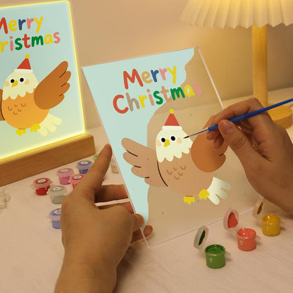 Eagle Spreading Festive Wings paint by numbers light-up sign – image 9